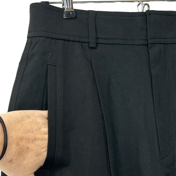 Everlane The Way High Drape Pant Wide Leg Hi-Rise Black Women 4S Inseam 29.5 NWT - Picture 7 of 12